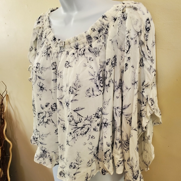 American Eagle Outfitters On or Off Shoulders Blouse - Picture 3 of 11